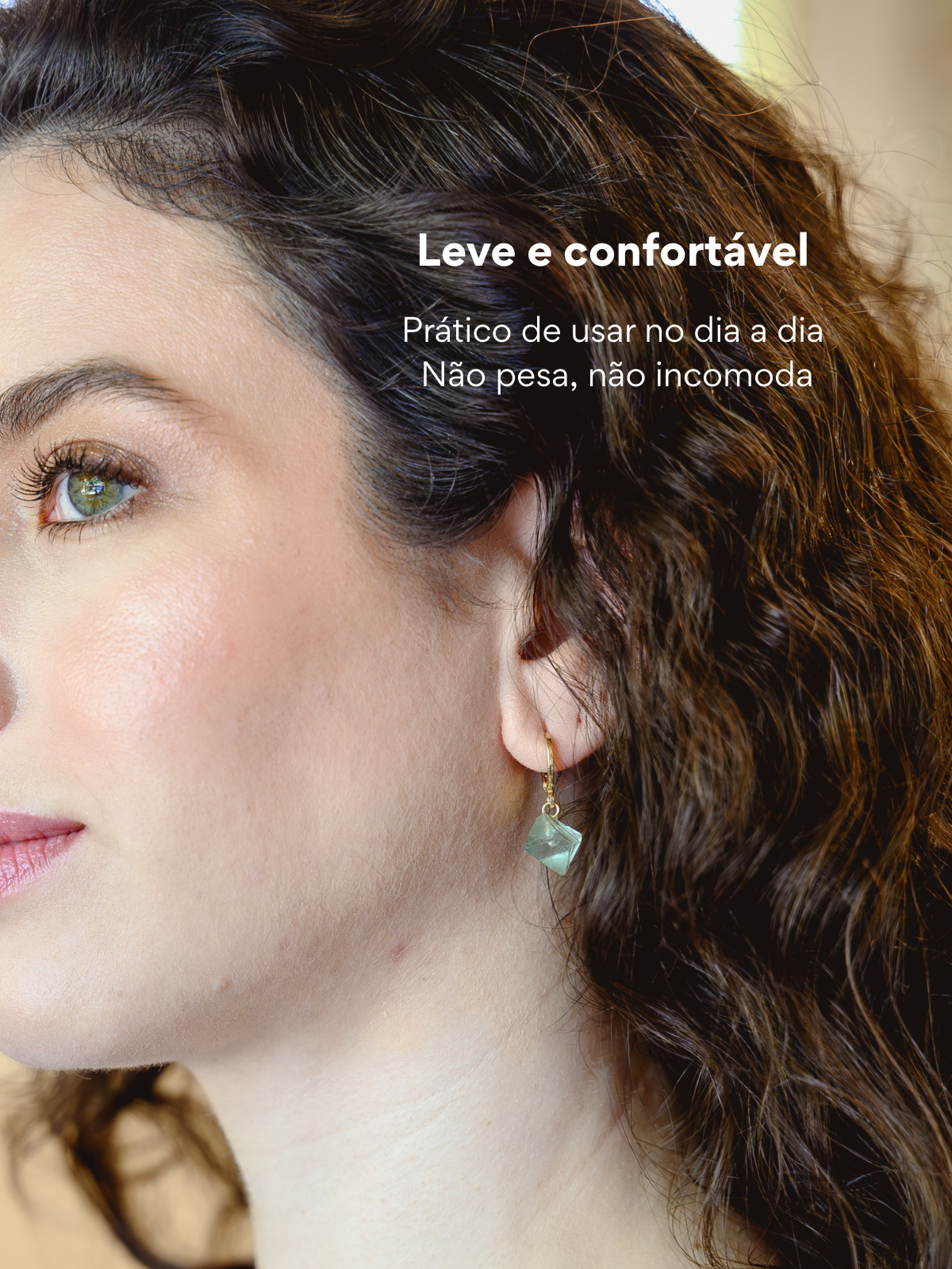 Brinco Essência: Fluorita Octaédrica