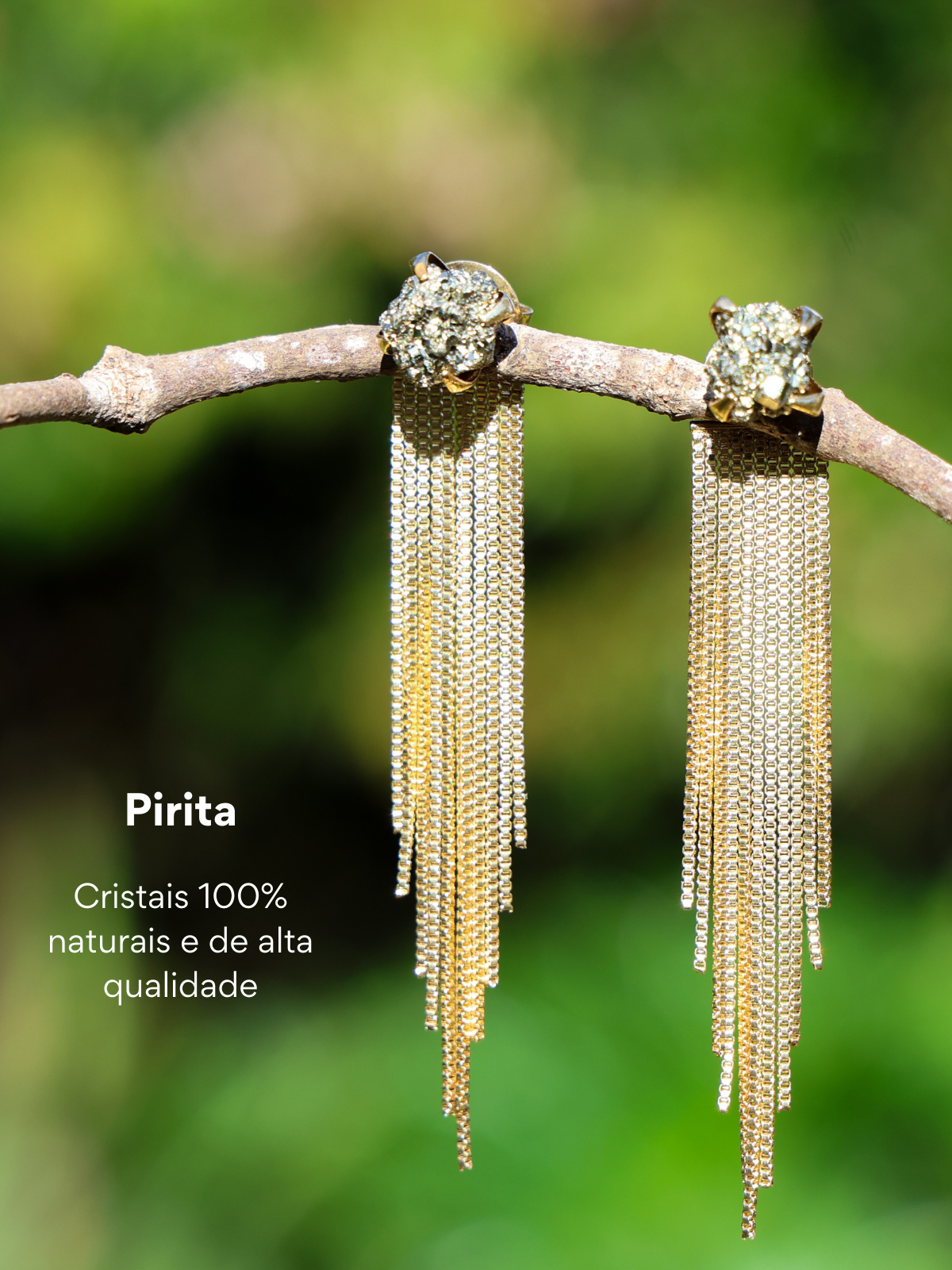 Brinco Aura - Pirita