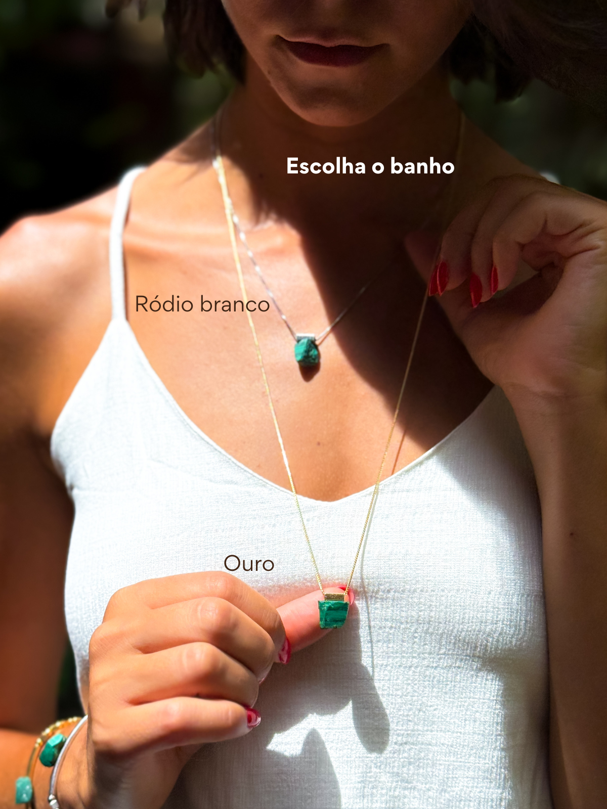 Colar de Malaquita - Cura e Poder