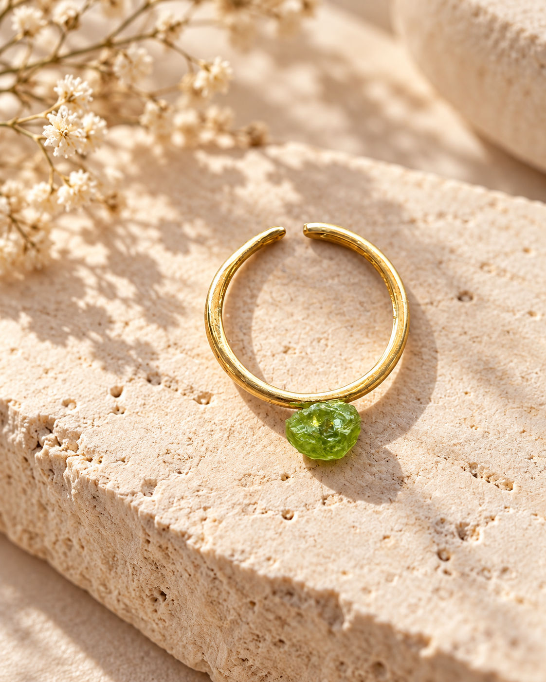 Anel de Peridoto