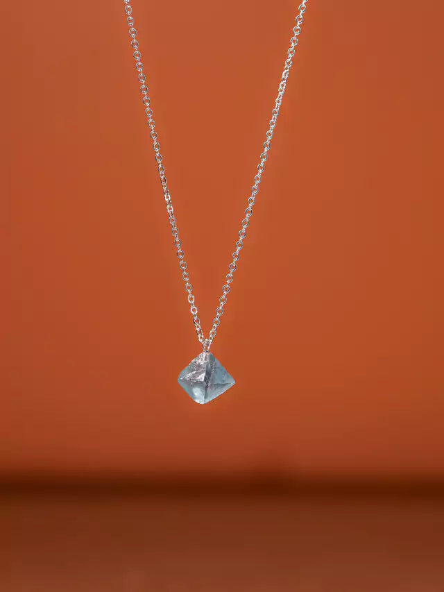 Colar de Fluorita Octaédrica