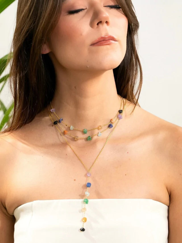 Colar pêndulo - 7 Chakras