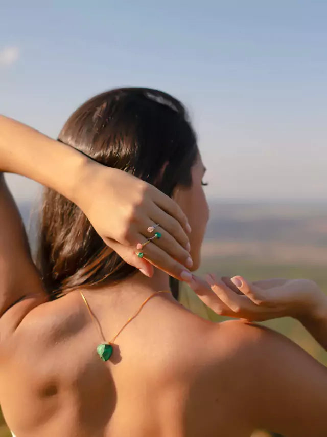 Colar de Malaquita - Cura e Poder.