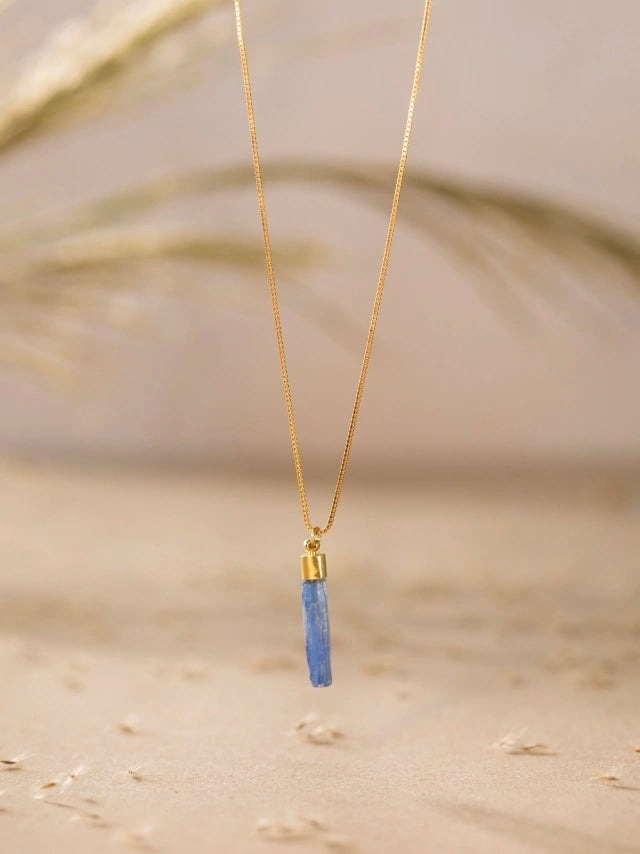 Colar de Cianita Azul