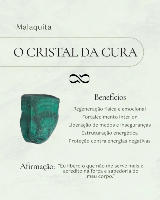 Colar de Malaquita - Cura e Poder.