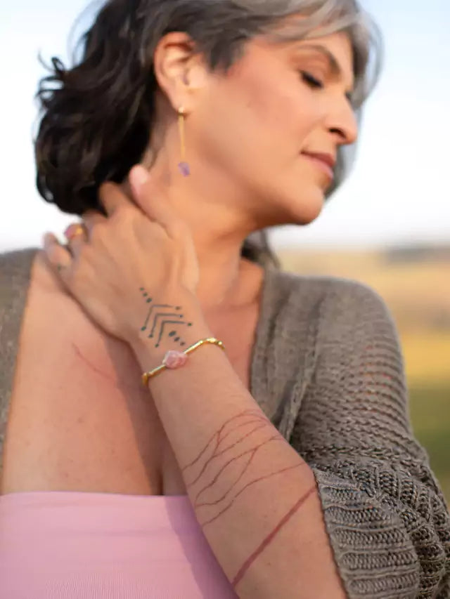 Pulseira Alma - Rodocrosita