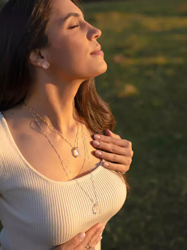 Expansão - Colar de Quartzo incolor