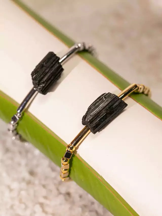 Pulseira Alma - Turmalina Preta