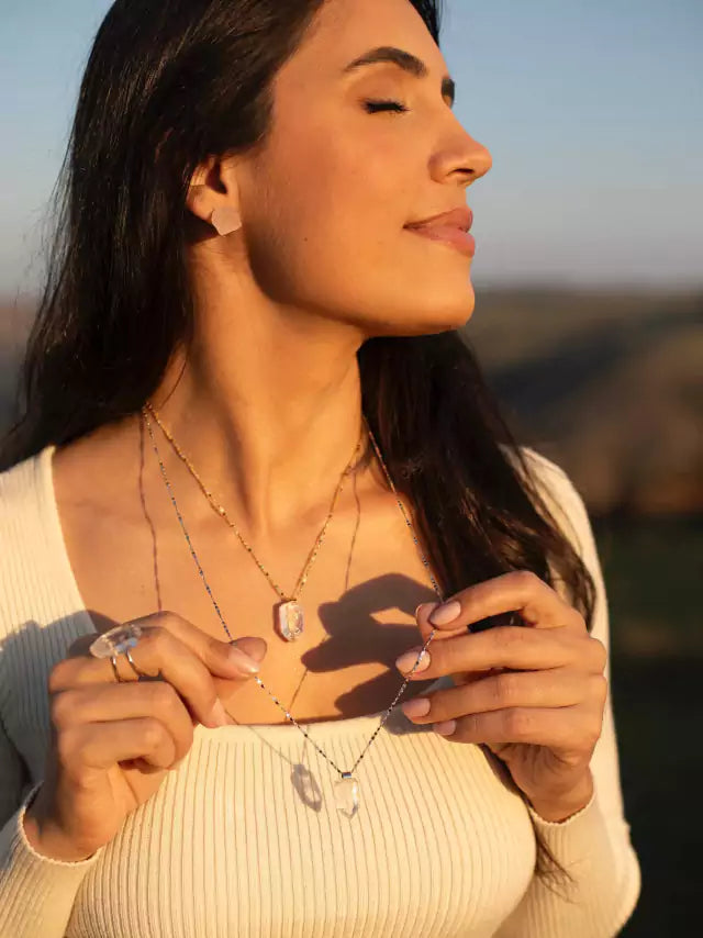 Expansão - Colar de Quartzo incolor