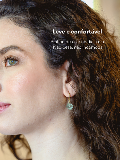 Brinco Essência: Fluorita Octaédrica