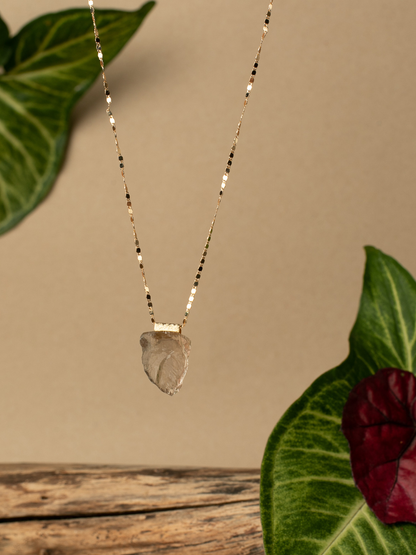 Colar de Quartzo Fumê