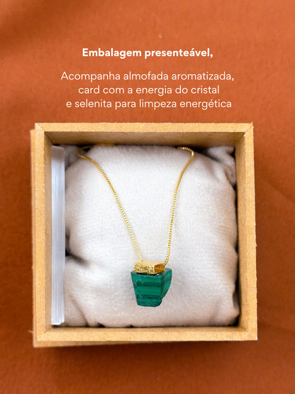 Colar de Malaquita - Cura e Poder