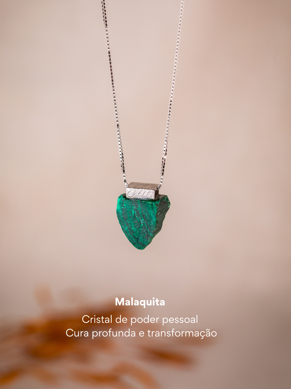 Colar de Malaquita - Cura e Poder