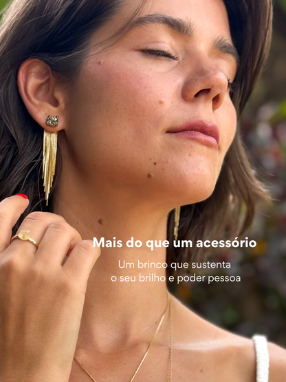 Brinco Aura - Pirita