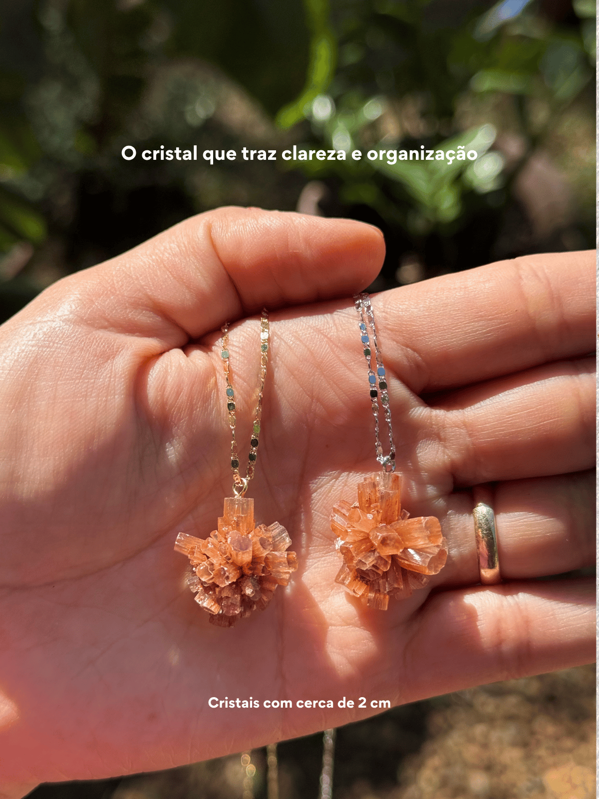 Colar de Aragonita Sputnik