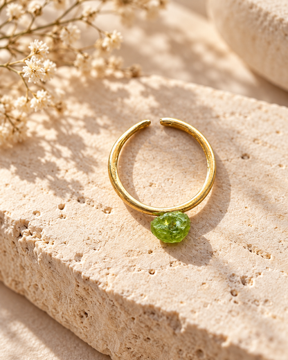Anel de Peridoto