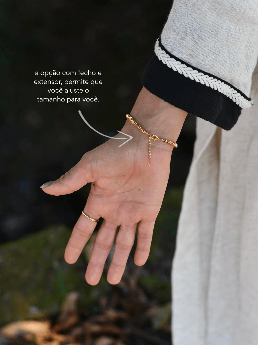 Pulseira Alma: Crisocola