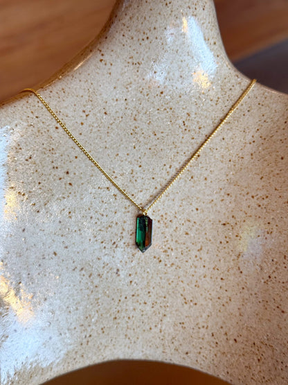 Colar de Turmalina Verde
