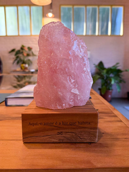 Quartzo Rosa — Amor (linha Home)