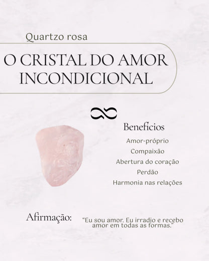 Conjunto Luz - Quartzo rosa