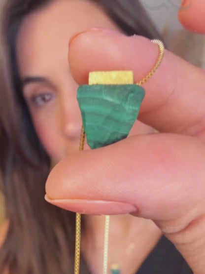 Colar de Malaquita - Cura e Poder